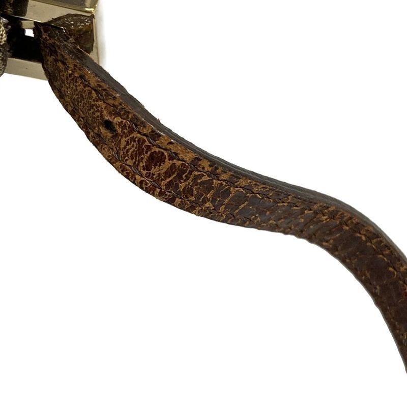 Fendi Handbag Mamma Bucket/zucchino Pattern 8br180 Beige And Dark Brown Mini