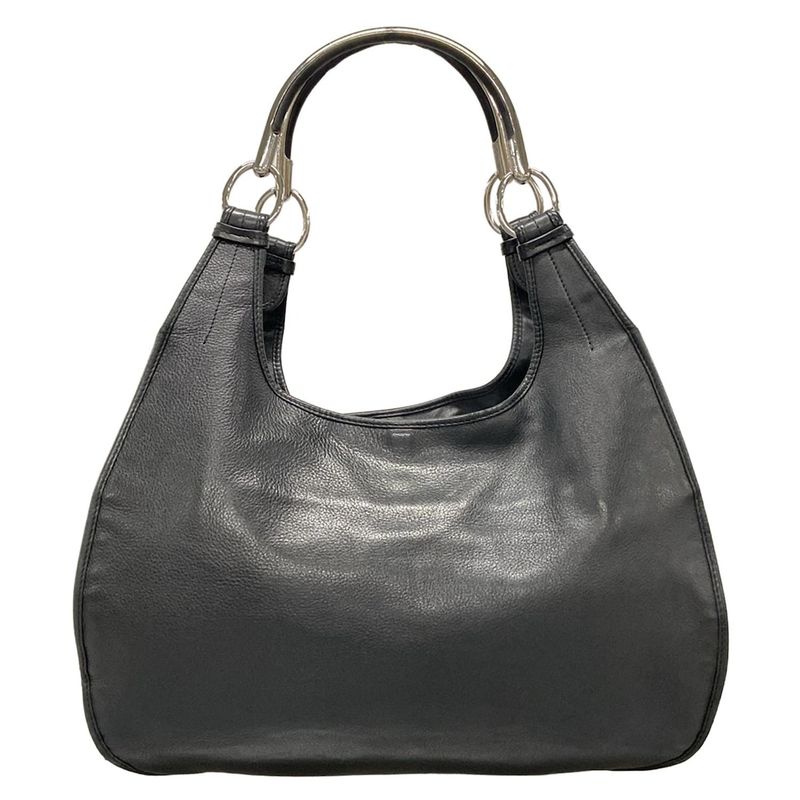 Dior/christian Dior Tote Bag - Black Leather