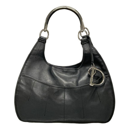 Dior/christian Dior Tote Bag - Black Leather