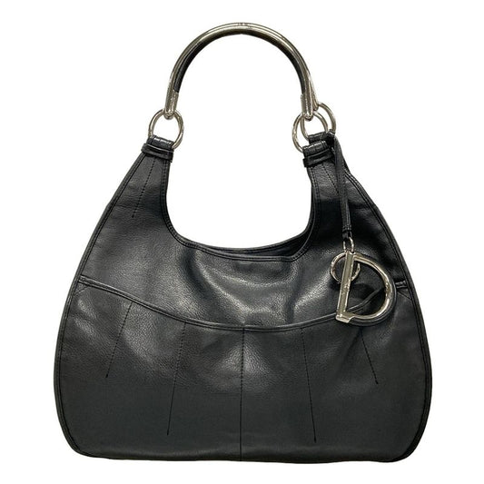 Dior/christian Dior Tote Bag - Black Leather