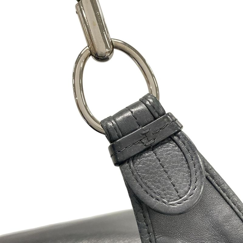 Dior/christian Dior Tote Bag - Black Leather