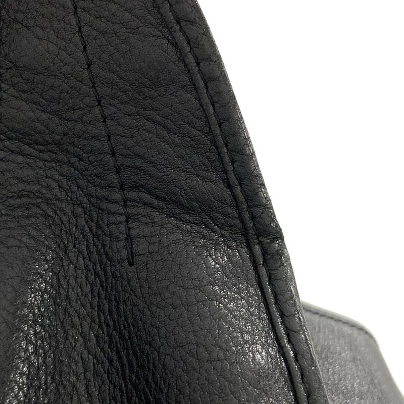 Dior/christian Dior Tote Bag - Black Leather
