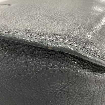 Dior/christian Dior Tote Bag - Black Leather