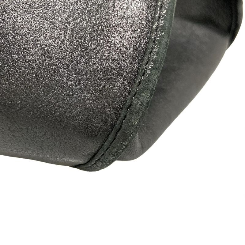 Dior/christian Dior Tote Bag - Black Leather