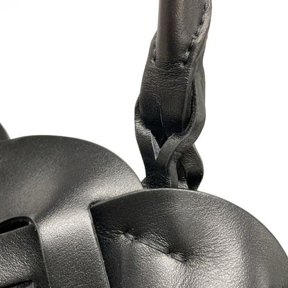 Prada Tote Bag Vittero Intrecciato 1bg318 Black Leather