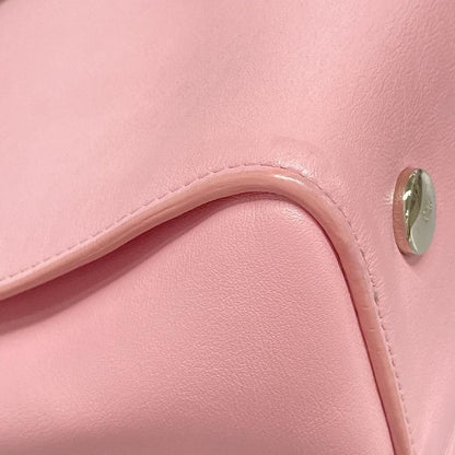 Dior/christian Dior Addict Tote Bag Light Pink And Ivory Leather