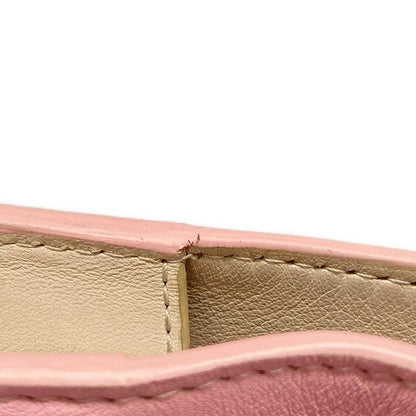 Dior/christian Dior Addict Tote Bag Light Pink And Ivory Leather