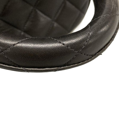 Chanel Vanity Bag Matelasse Black Gold Hardware Lambskin