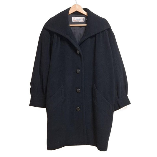 Yvessaint Laurent Coat Size M Women - Black Long Sleeves / Winter