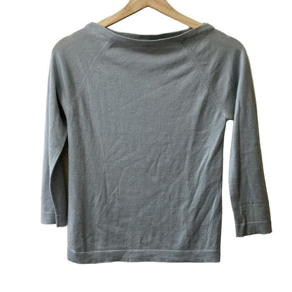 Prada Long Sleeve T-shirt Size 40 M Women - Light Blue Knit