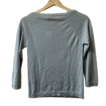 Prada Long Sleeve T-shirt Size 40 M Women - Light Blue Knit