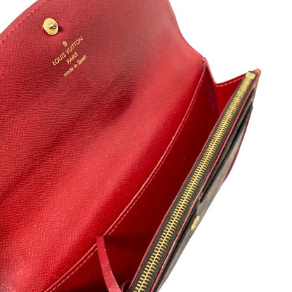 Louis Vuitton Damier Portefeuille Caisa N61221 Slize Long Wallet