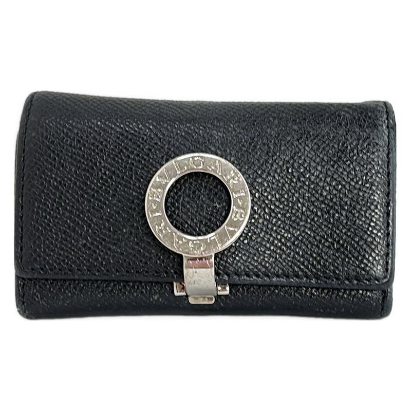 Bvlgari Key Case Bvlgari Black 6 Hooks Leather