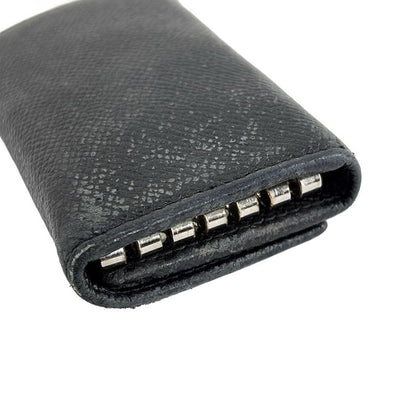 Bvlgari Key Case Bvlgari Black 6 Hooks Leather