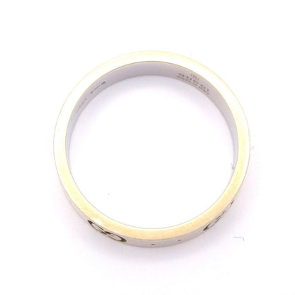 Gucci Ring Icon 18K White Gold Total Weight: 36g