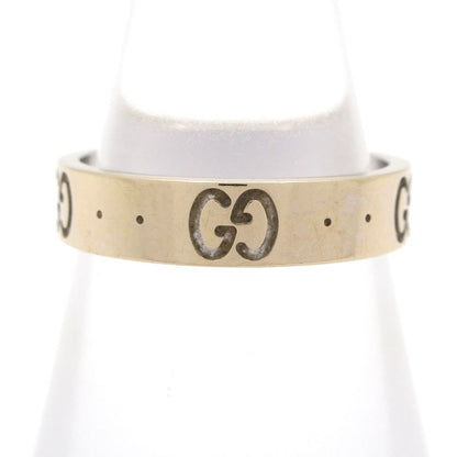 Gucci Ring Icon 18K White Gold Total Weight: 36g