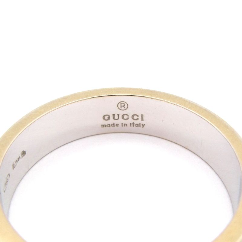 Gucci Ring Icon 18K White Gold Total Weight: 36g
