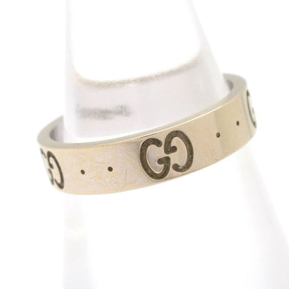 Gucci Ring Icon 18K White Gold Total Weight: 36g