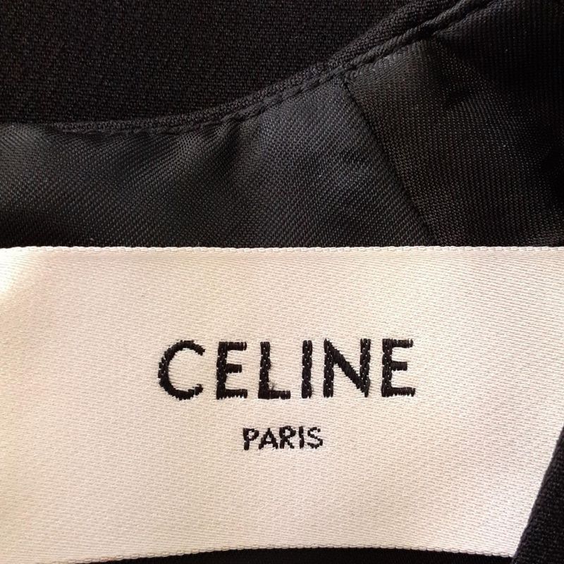 Celine Dress Women - Black V-neck/short Sleeves/mini