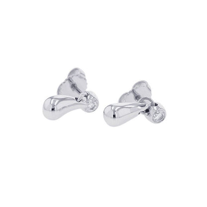 Tiffany & Co. Earrings Elsa Peretti Teardrop Diamond