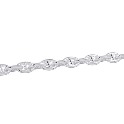 Hermes Necklace Chaine D'ancre PM 43 Links Silver