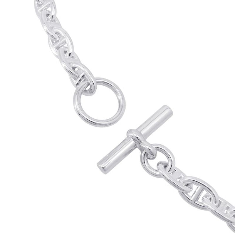 Hermes Necklace Chaine D'ancre PM 43 Links Silver