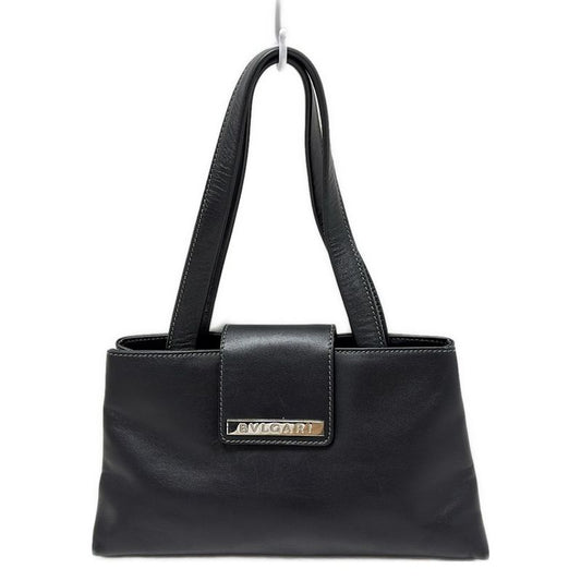 Bvlgari Handbag Rectangular Fashion Bag 20'476 Black Mini Bag Leather