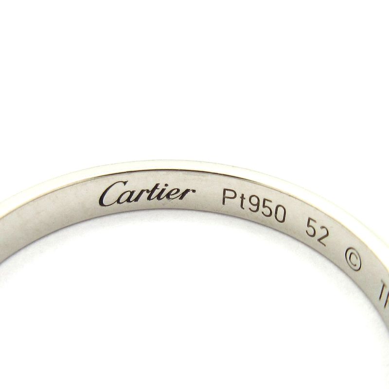 Cartier Ring 52 Like This D'amour Wedding Ring Pt950 X Diamonds Full Diamonds