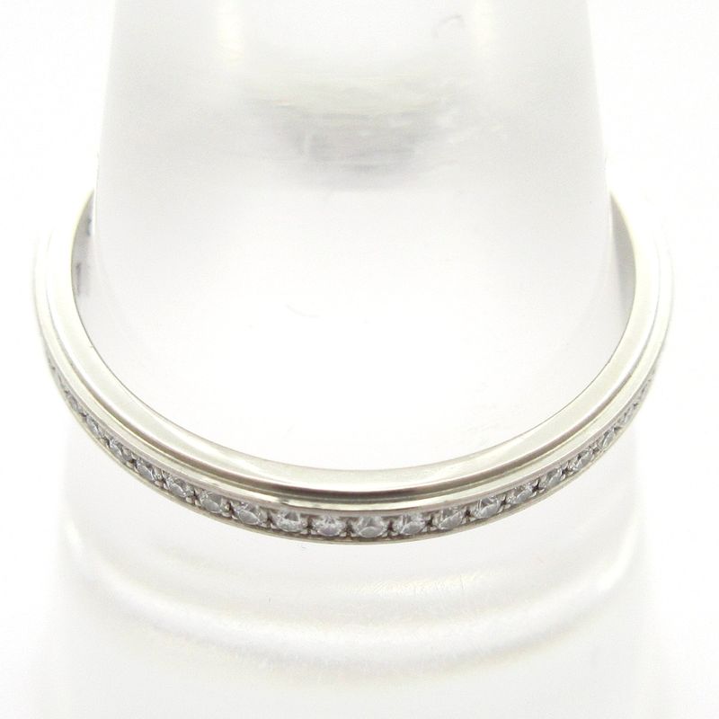 Cartier Ring 52 Like This D'amour Wedding Ring Pt950 X Diamonds Full Diamonds