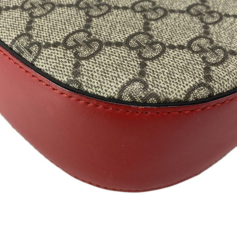 Gucci Shoulder Bag Holiday Collection GG Supreme Canvas Mini Chain Bag 409535