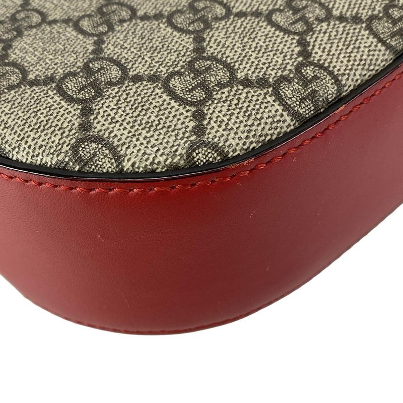 Gucci Shoulder Bag Holiday Collection GG Supreme Canvas Mini Chain Bag 409535