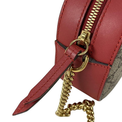 Gucci Shoulder Bag Holiday Collection GG Supreme Canvas Mini Chain Bag 409535