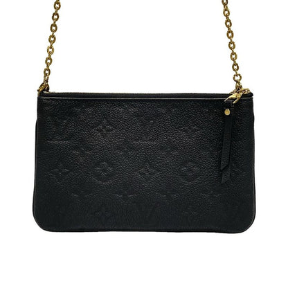 Louis Vuitton Shoulder Bag Monogram Empreinte Pochette Double Zip M68568 Noir