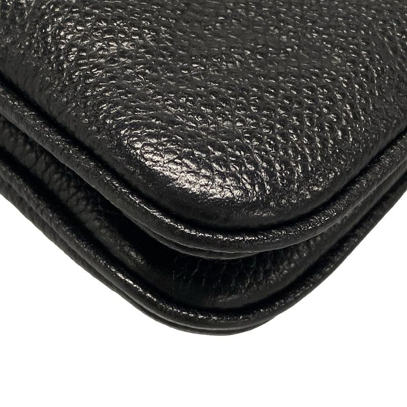 Louis Vuitton Shoulder Bag Monogram Empreinte Pochette Double Zip M68568 Noir