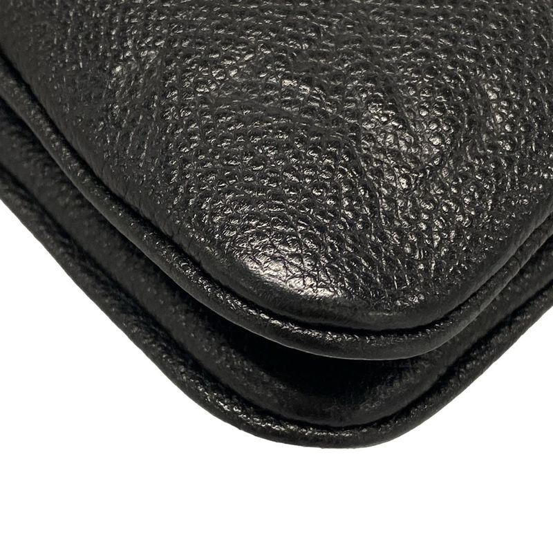 Louis Vuitton Shoulder Bag Monogram Empreinte Pochette Double Zip M68568 Noir