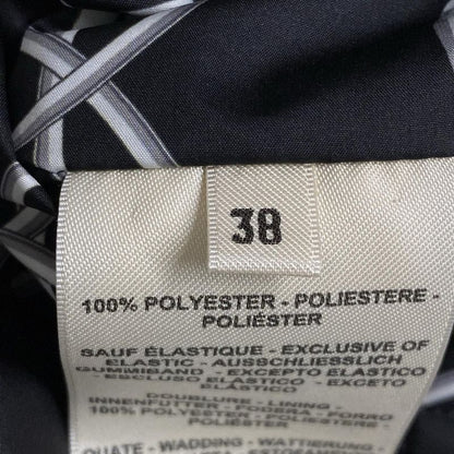Hermes Down Coat Size 3 L Women - 2h0158d4 Black X White X Gray Long Sleeves /