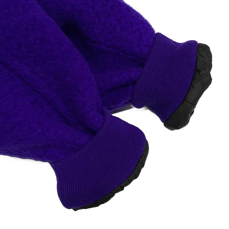 Hermes Blouson Size 40 M Women - 3h0130dm Purple And Black Long Sleeves/quilted/