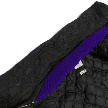 Hermes Blouson Size 40 M Women - 3h0130dm Purple And Black Long Sleeves/quilted/
