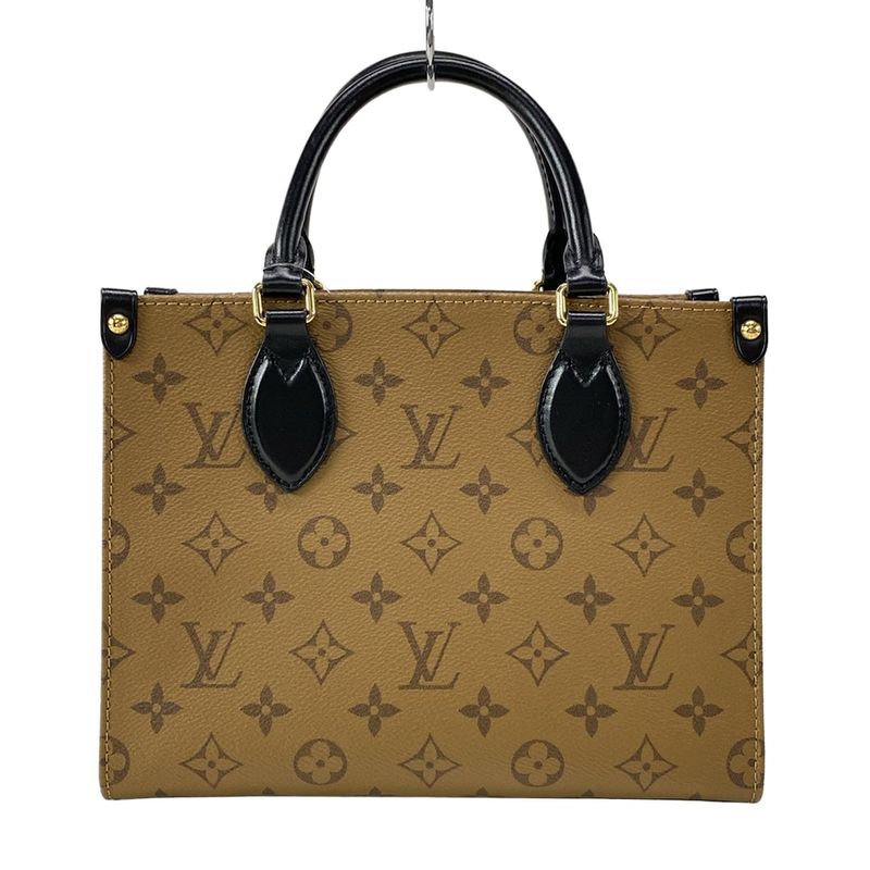 Louis Vuitton Tote Bag Monogram Reverse On-the-go PM M47199 Monogram Reverse