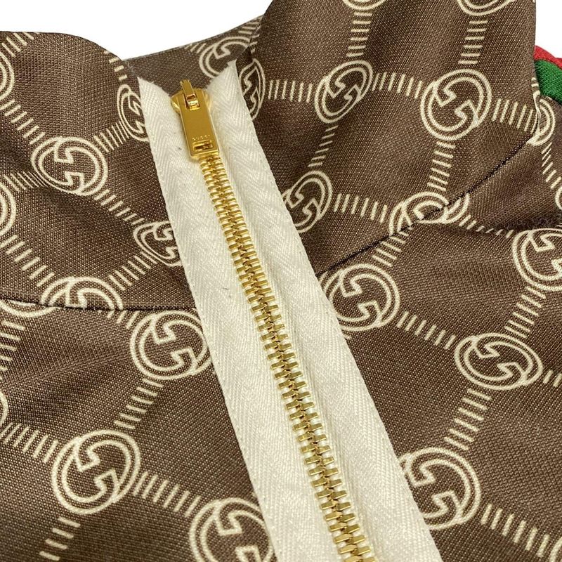 Gucci Dress Size L Women - 678689 Khaki X Ivory X Multi Cotton