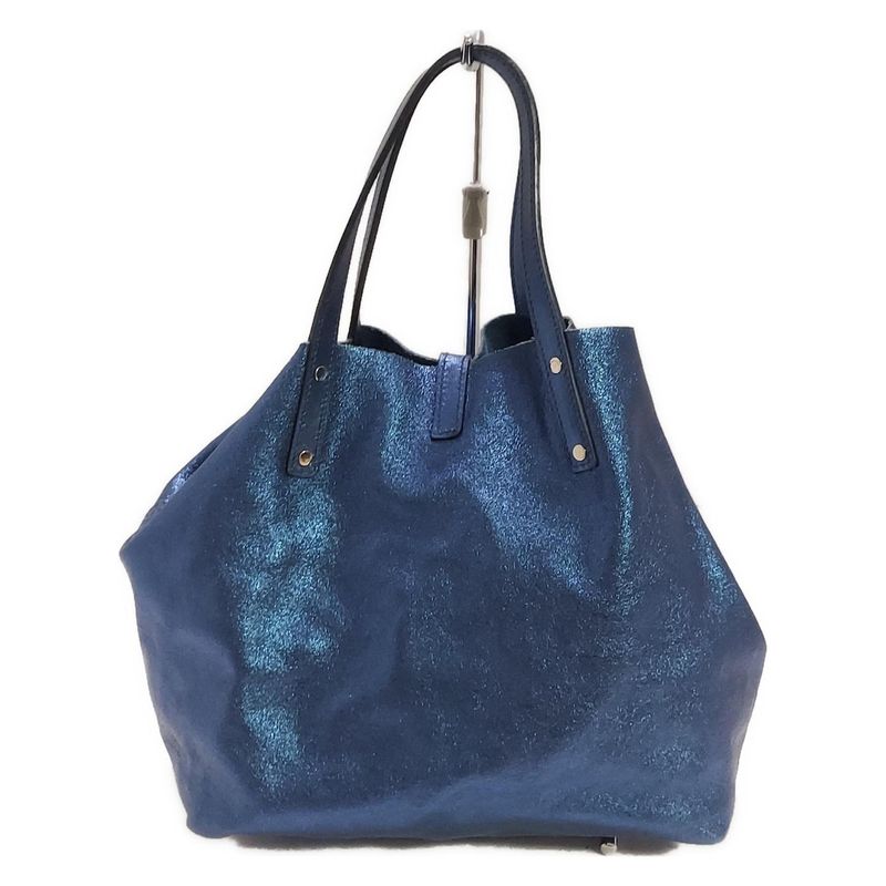 Tiffany & Co Tote Bag - Navy Reversible Leather
