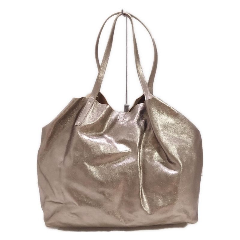 Tiffany & Co Tote Bag - Gold And Brown Reversible Leather