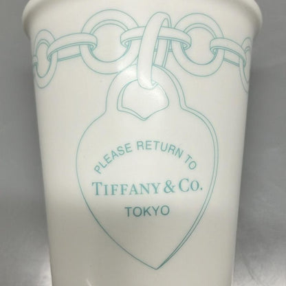 Tiffany & Co Return To Etch Coffee Cup White X Tiffany & Co Blue Mugs X 2 Like