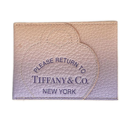Tiffany & Co Card Case - Pink Beige And Light Purple Return To Tiffany &