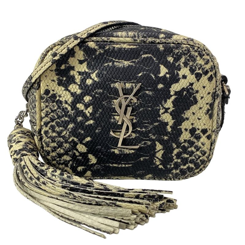 Saint Laurent Paris Shoulder Bag Blogger Bag 425317 Ivory And Black Shape