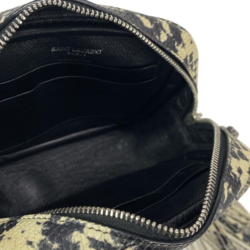 Saint Laurent Paris Shoulder Bag Blogger Bag 425317 Ivory And Black Shape