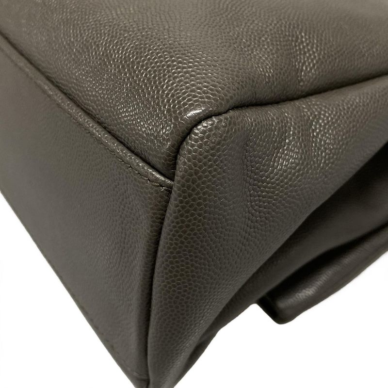 Saint Laurent Paris Shoulder Bag - 471487 Grey Chain Shoulder Leather