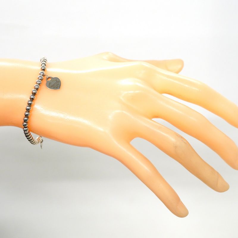 Tiffany & Co Bracelet Return To Heart 925 Silver Ladies