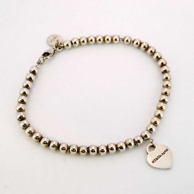 Tiffany & Co Bracelet Return To Heart 925 Silver Ladies