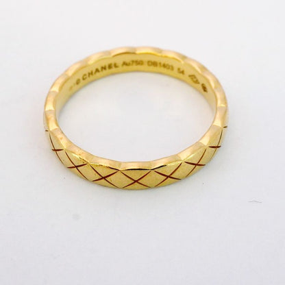 Chanel Ring Coco Crush 18K Yellow Gold Yellow Gold #54 Ladies